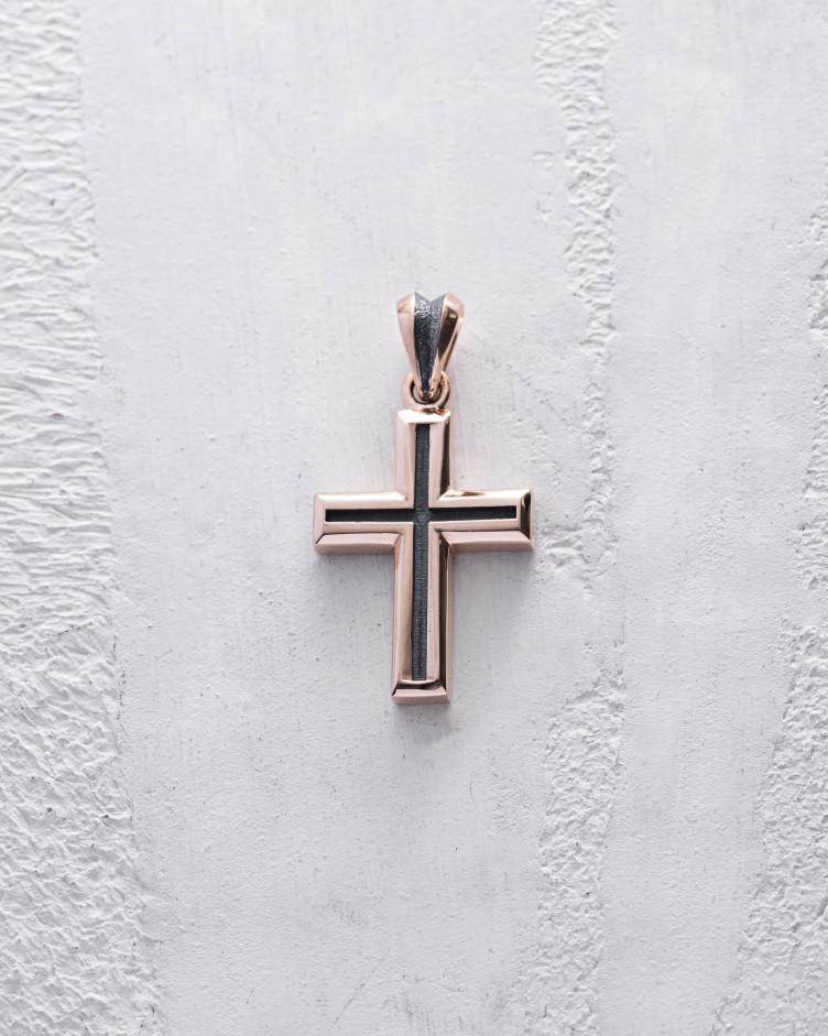 Złoty krzyż BLESSED 4