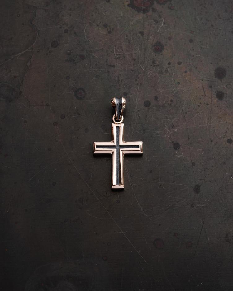Złoty krzyż BLESSED 3
