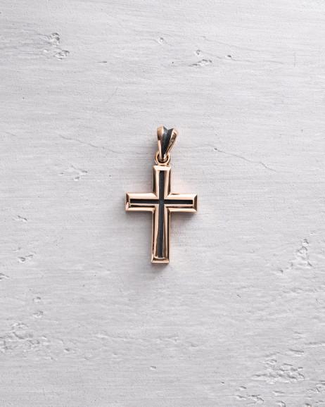 Krzyż BLESSED (czerwone złoto)