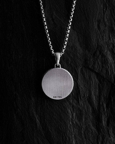 Srebrny wisiorek COMPASS. POLAR STAR 4