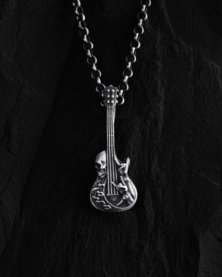 Srebrny wisiorek ROCK 'N' ROLL