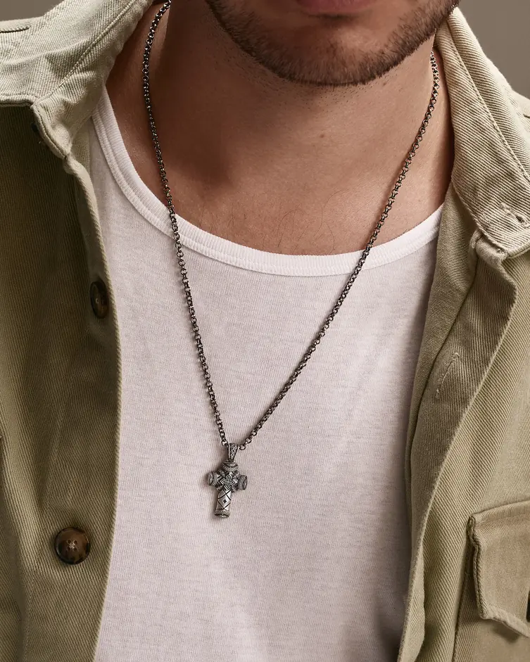 Srebrny krzyż CRUCIS FIDEI 2