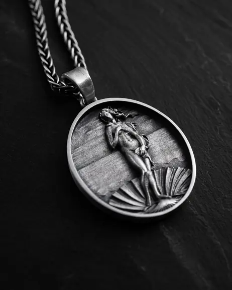 Srebrny wisiorek NASCITA DI VENERE 5