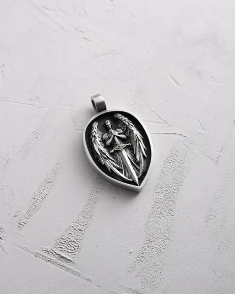 Srebrny wisiorek ARCHANGEL MICHAEL 6