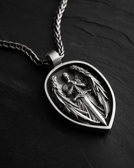 Srebrny wisiorek ARCHANGEL MICHAEL 4