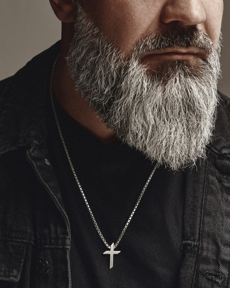 Srebrny krzyż EX FIDEI 9