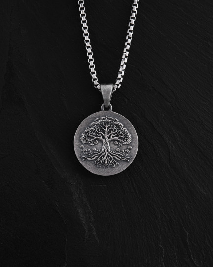 Srebrny wisiorek WORLD TREE OF LIFE - 3552