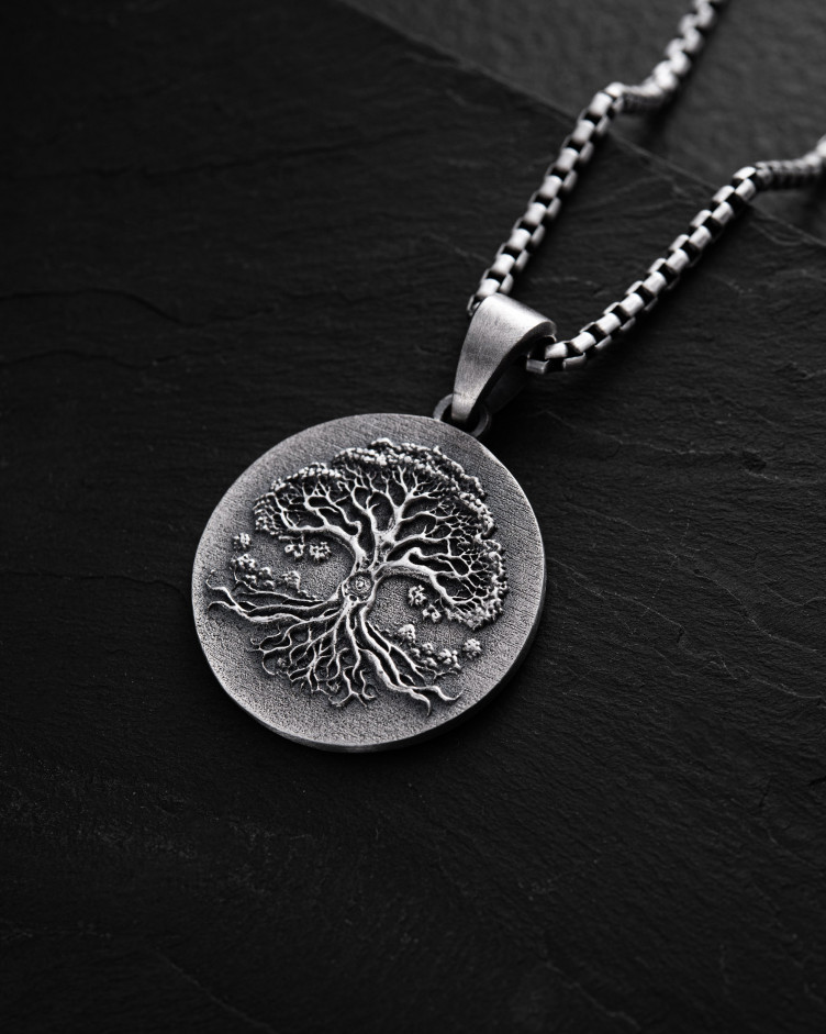 Srebrny wisiorek WORLD TREE OF LIFE 5