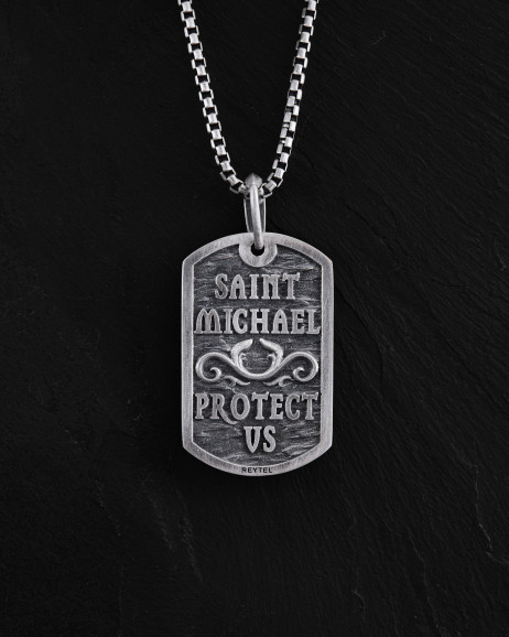Srebrny wisiorek SAINT MICHAEL 3