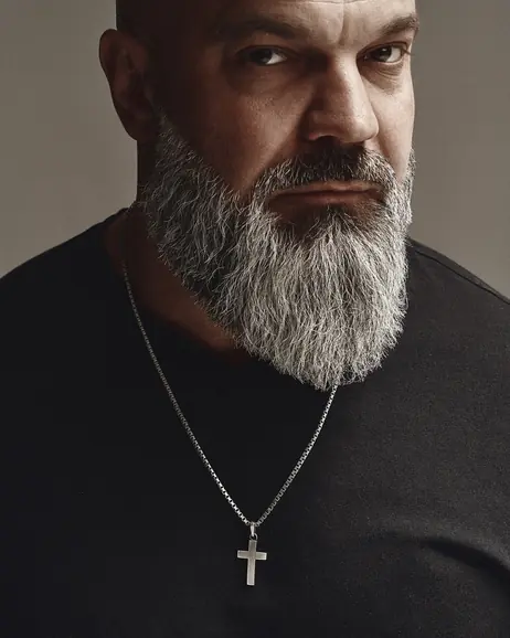 Srebrny krzyż HELIGHET 6
