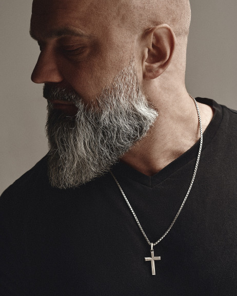 Srebrny krzyż REDEEMER 4
