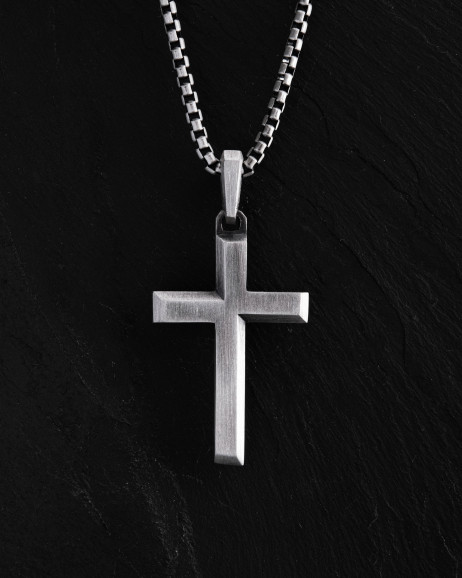 Srebrny krzyż REDEEMER 3