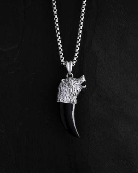 Srebrny wisiorek BEAR CLAW 2