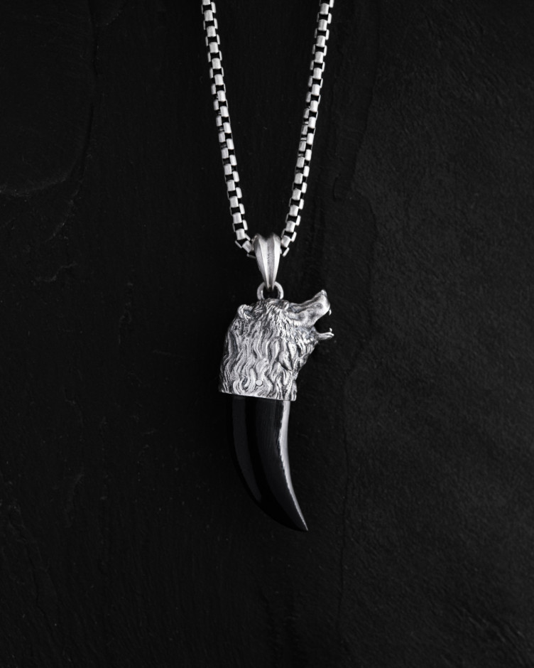 Srebrny wisiorek BEAR CLAW 2