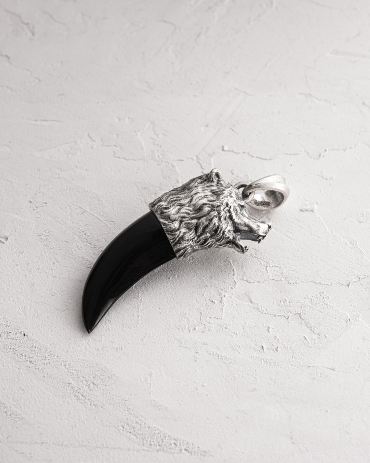 Srebrny wisiorek BEAR CLAW 3