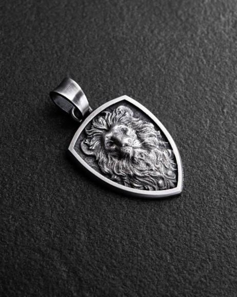 Srebrny wisiorek THE WISDOM OF THE LION 4