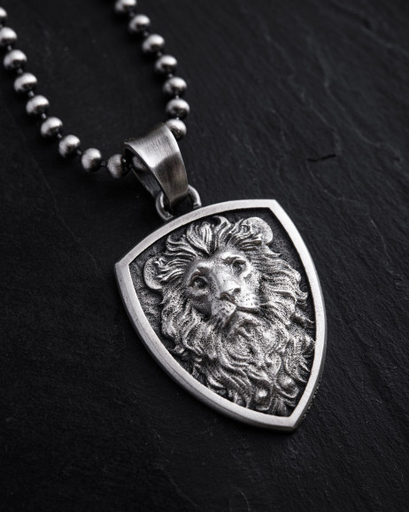 Srebrny wisiorek THE WISDOM OF THE LION 3