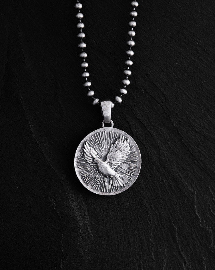 Srebrny wisiorek HOLY SPIRIT DOVE