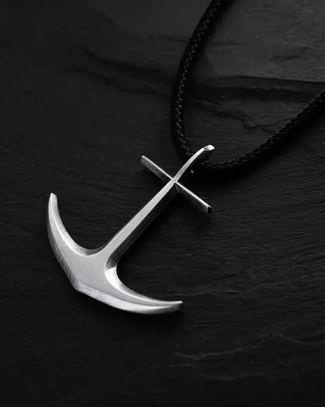Srebrny wisiorek ANCHOR