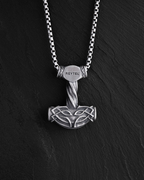 Srebrny wisiorek THOR'S HAMMER 2