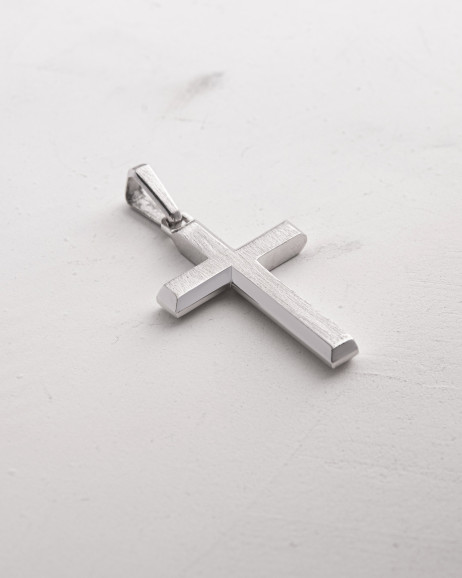 Krzyż REDEEMER z białego złota 3