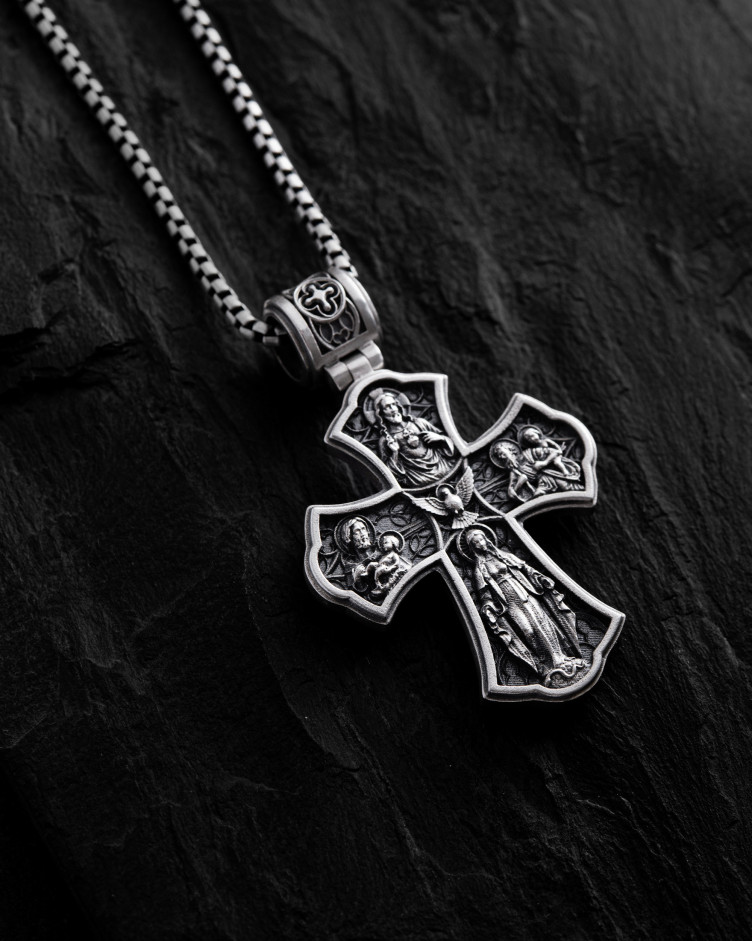 Srebrny krzyż FOUR WAY CROSS MEDALS 3