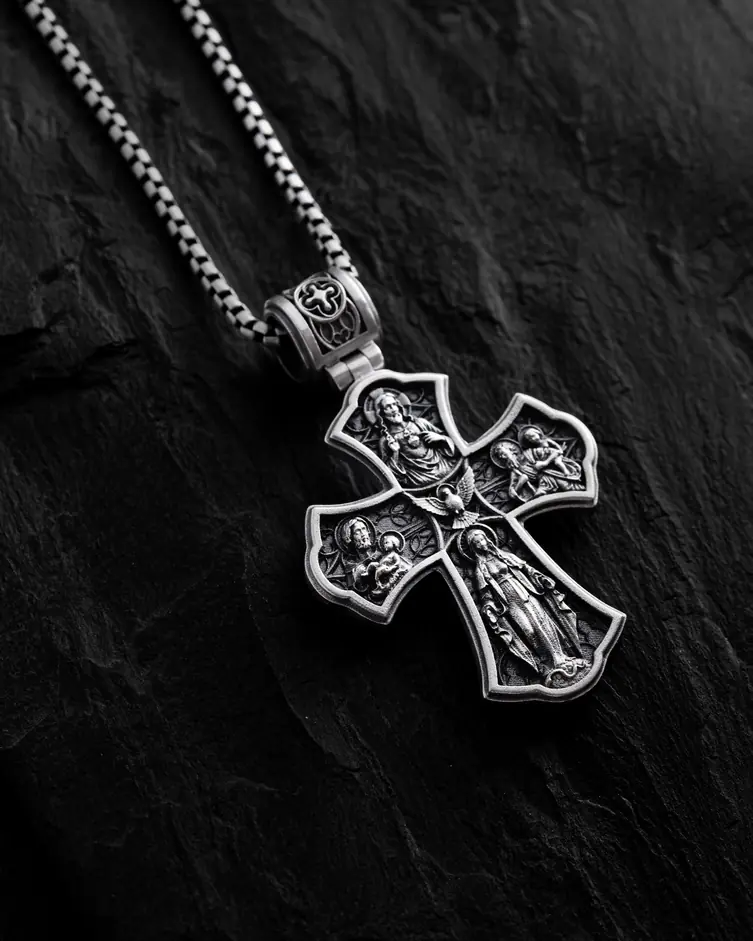 Srebrny krzyż FOUR WAY CROSS MEDALS 4