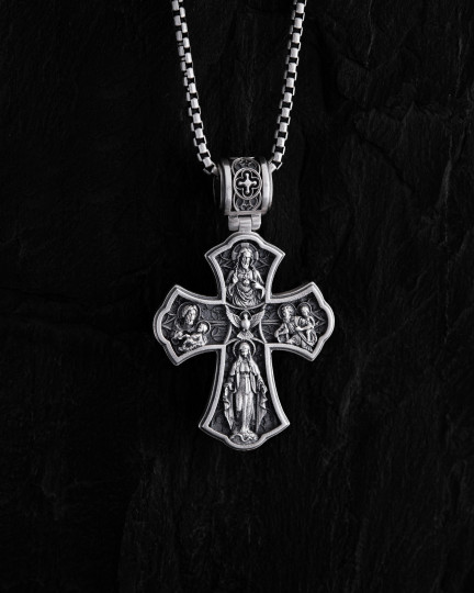 Srebrny krzyż FOUR WAY CROSS MEDALS - 3771
