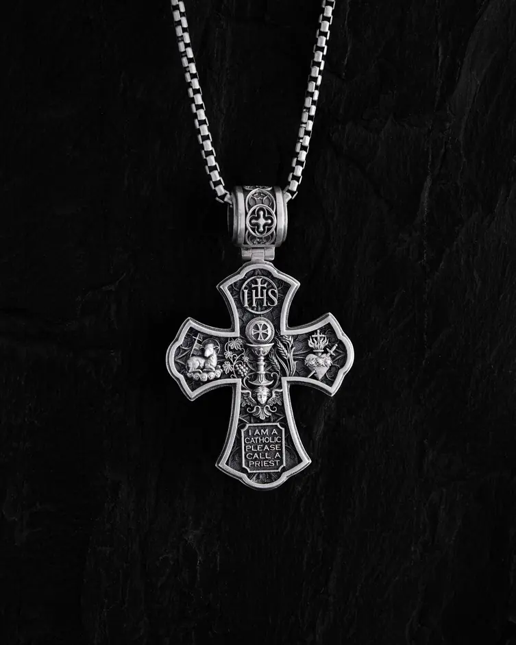 Srebrny krzyż FOUR WAY CROSS MEDALS 3