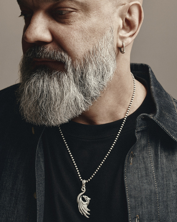 Srebrny wisiorek DRAGON 4