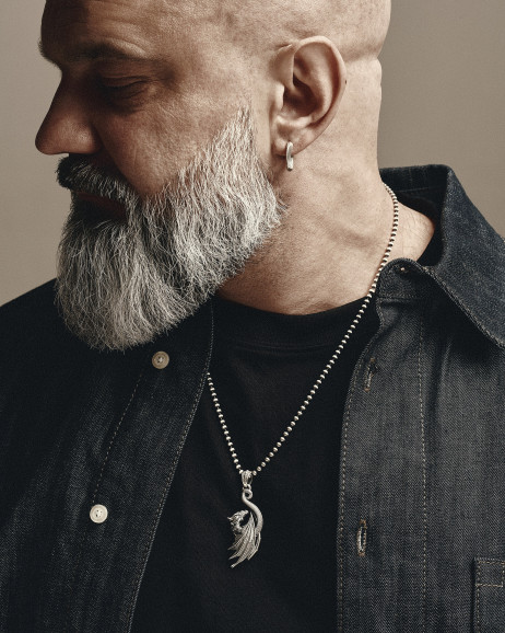 Srebrny wisiorek DRAGON 2