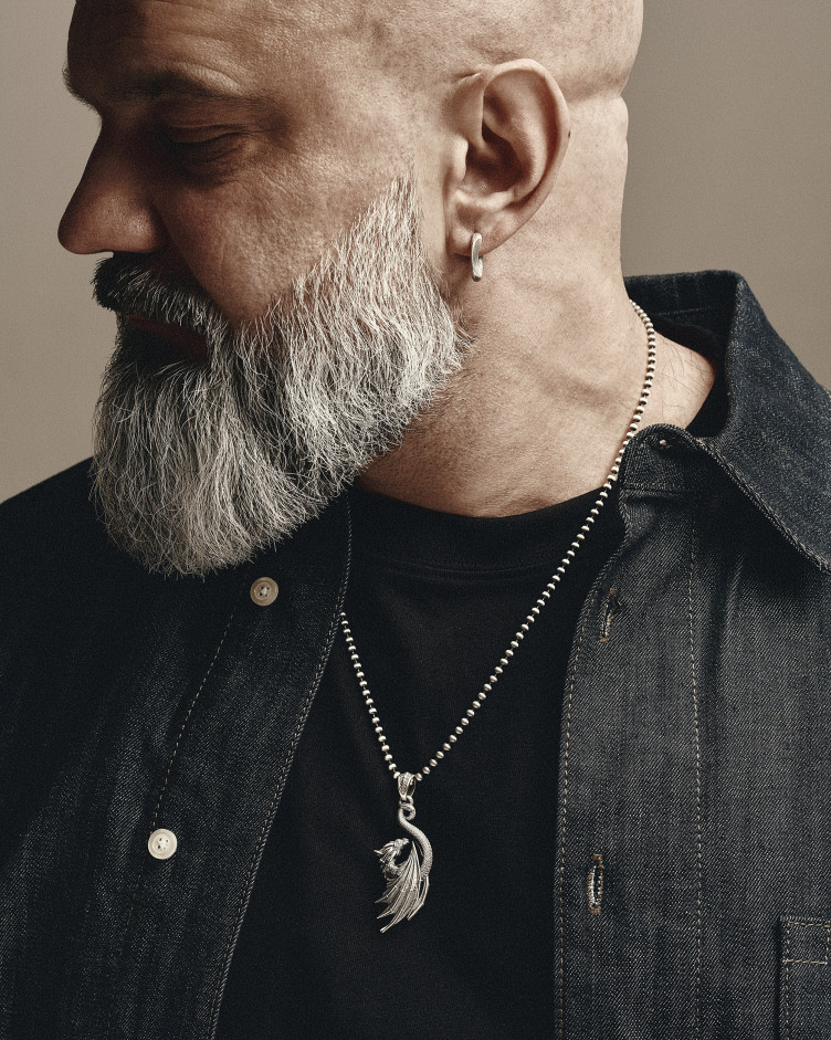 Srebrny wisiorek DRAGON 2