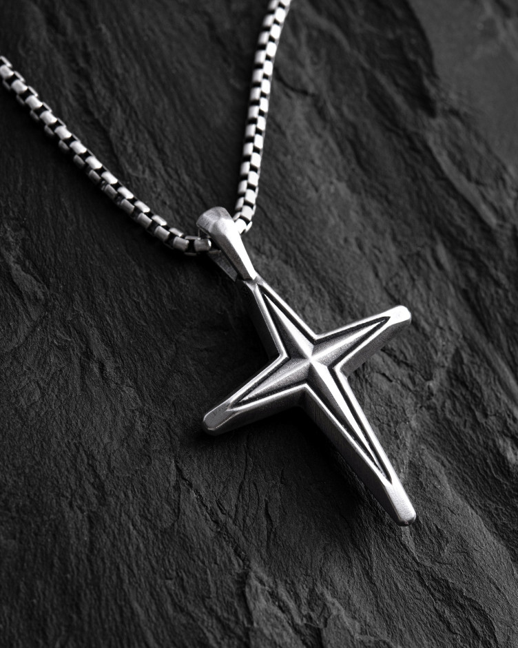 Srebrny krzyż CHEMIN 2