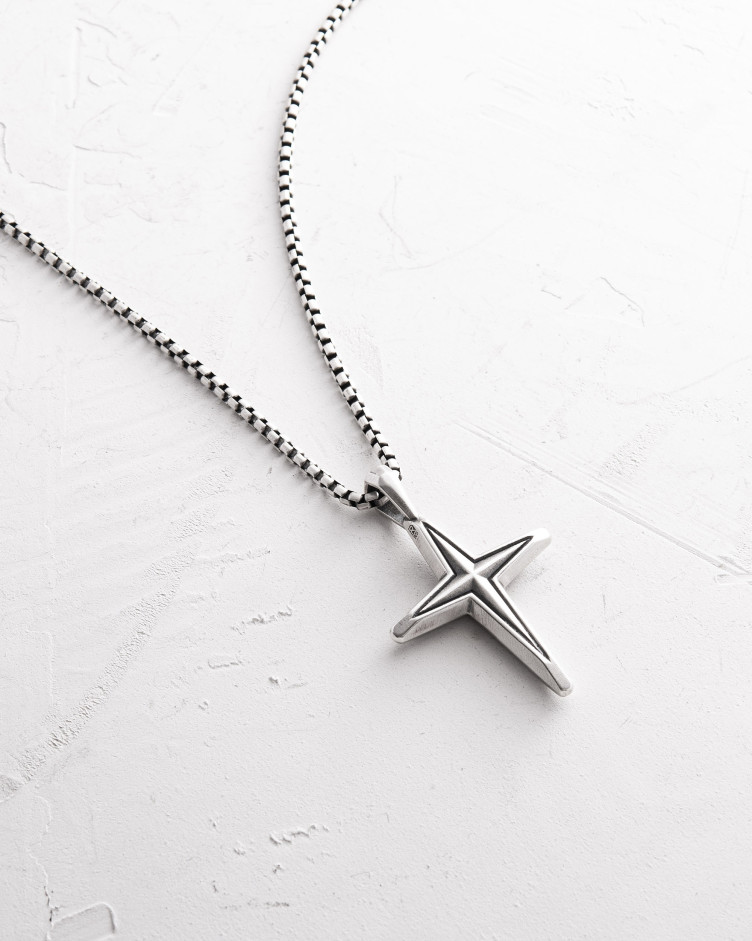 Srebrny krzyż CHEMIN 3