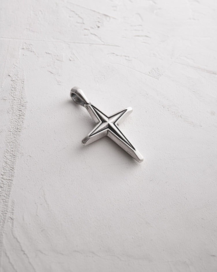 Srebrny krzyż CHEMIN 6