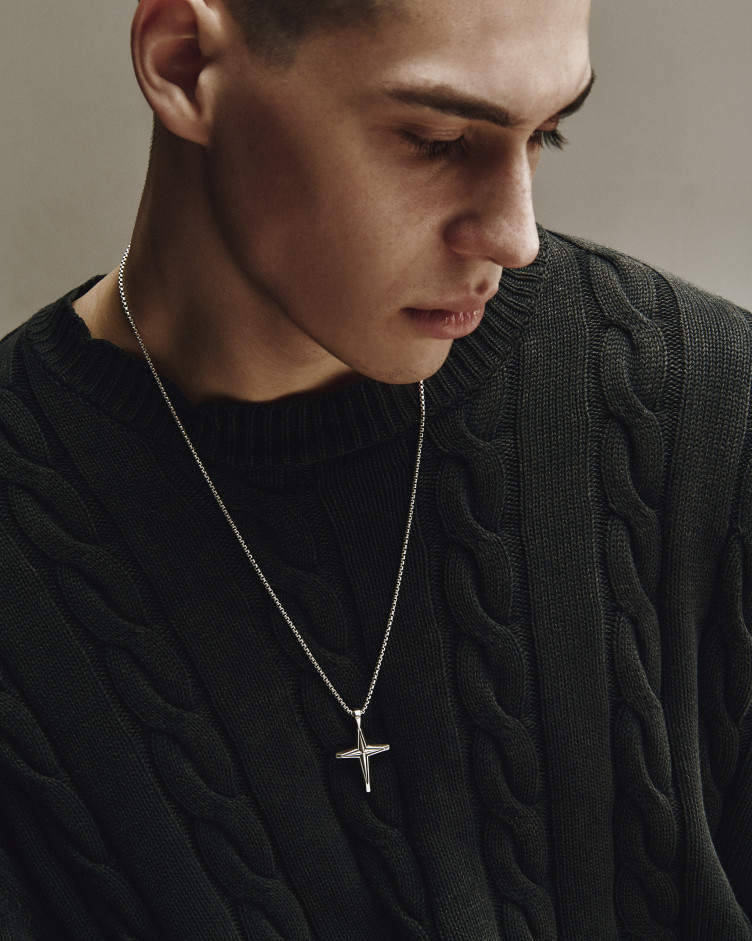 Srebrny krzyż CHEMIN 4