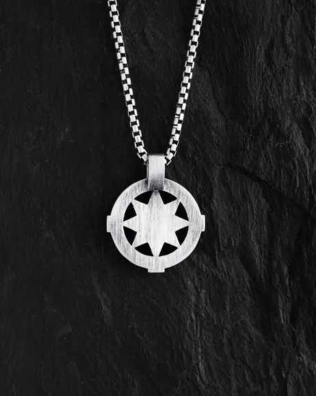 Srebrny wisiorek WIND ROSE 4