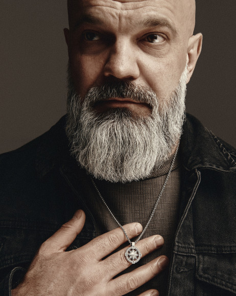 Srebrny wisiorek WIND ROSE 2