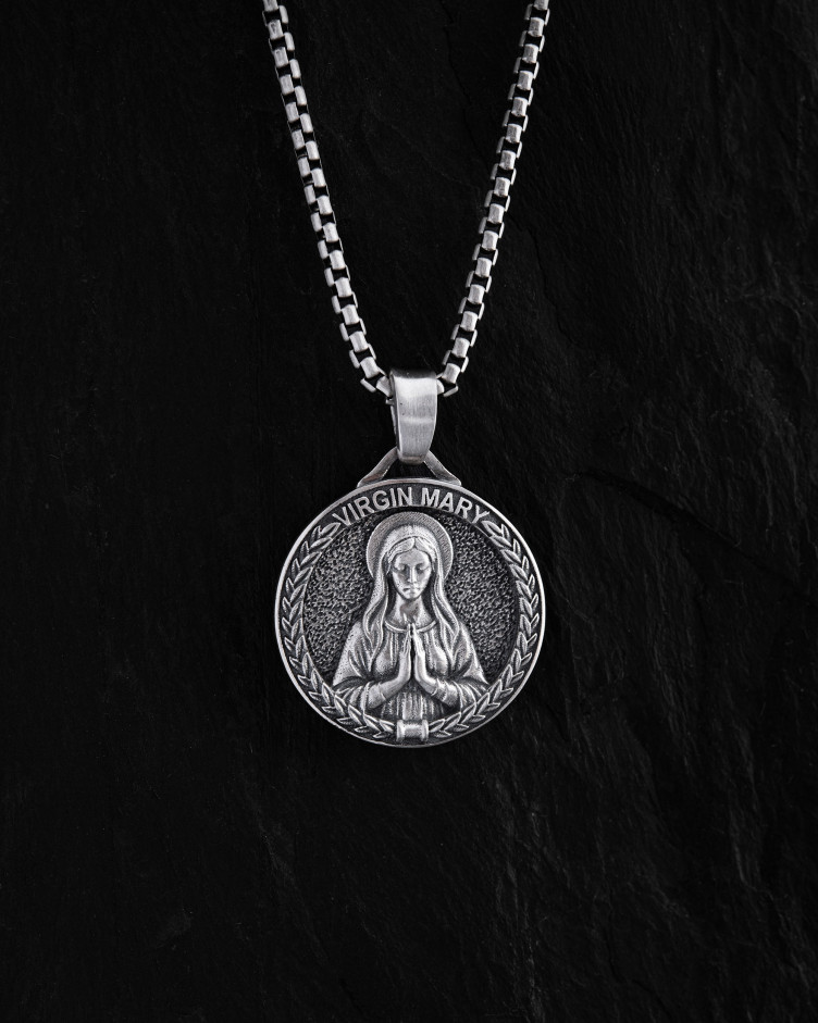 Srebrny wisiorek VIRGIN MARY 2