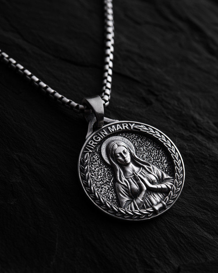 Srebrny wisiorek VIRGIN MARY