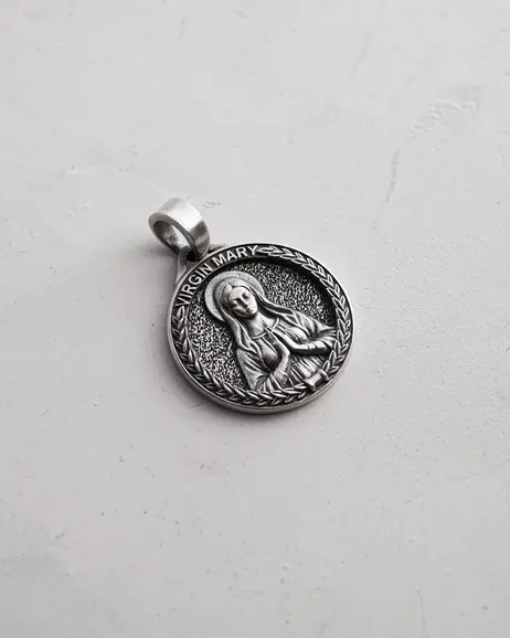 Srebrny wisiorek VIRGIN MARY 5