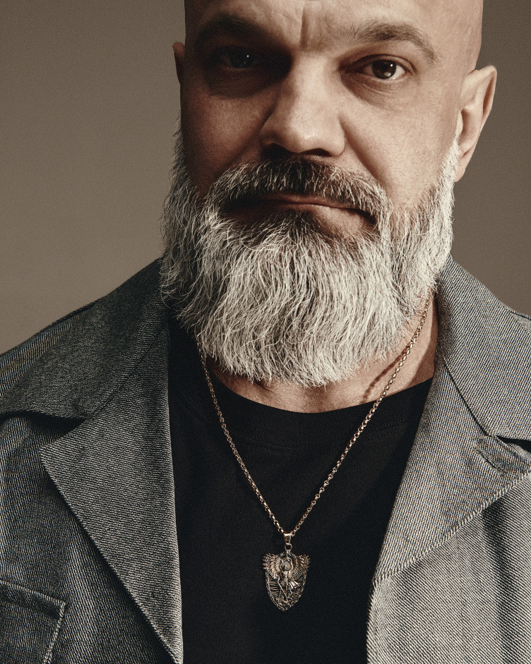 Wisiorek - tarcza ST. MICHAEL ARCHANGEL (żółte złoto) 2