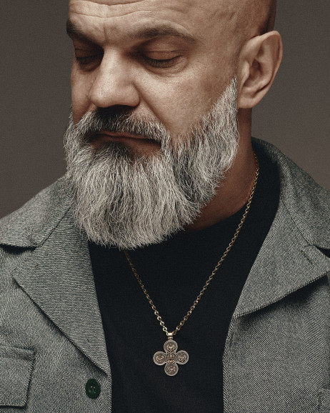 Krzyż JESUS ​​AND THE FOUR ARCHANGELS (żółte złoto) 2