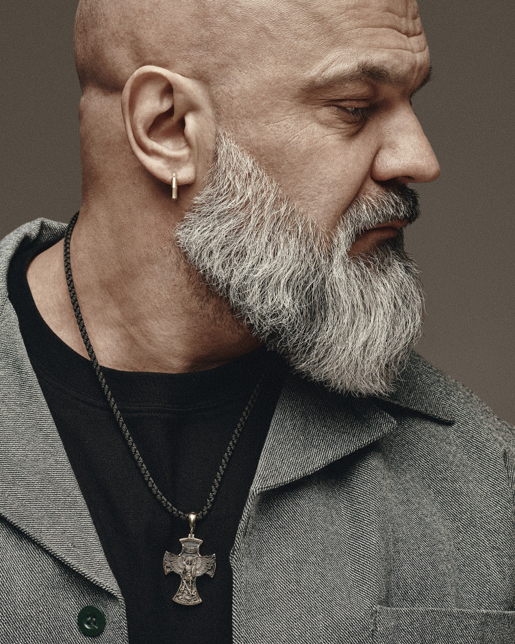 Krzyż ST. ARCHANGEL MICHAEL (żółte złoto) 2