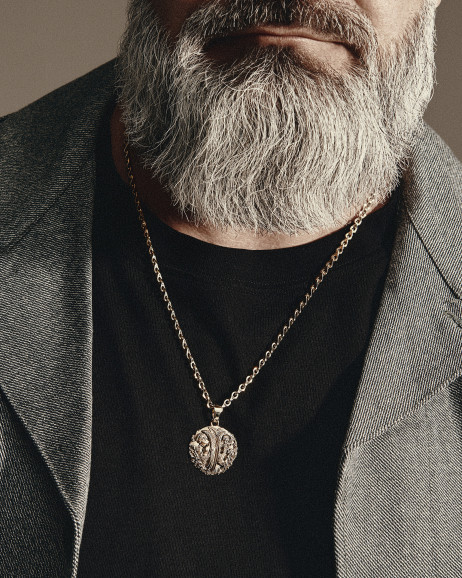 Wisiorek ANGEL AND DEMON (żółte złoto) 2