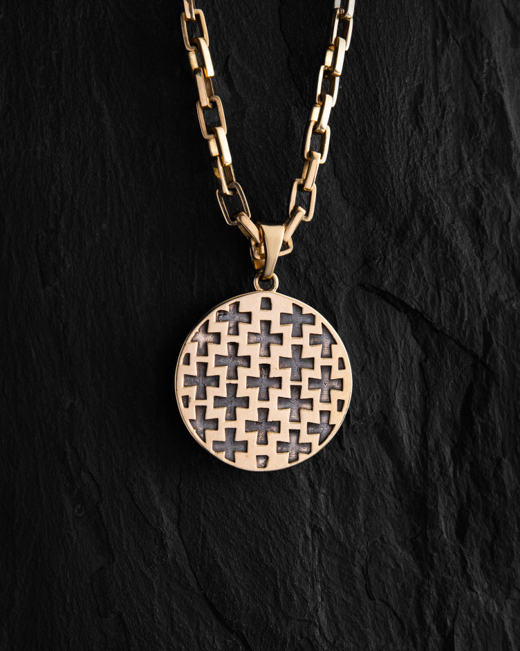 Wisiorek ŚWIĘTY JERZY (żółte złoto) 5