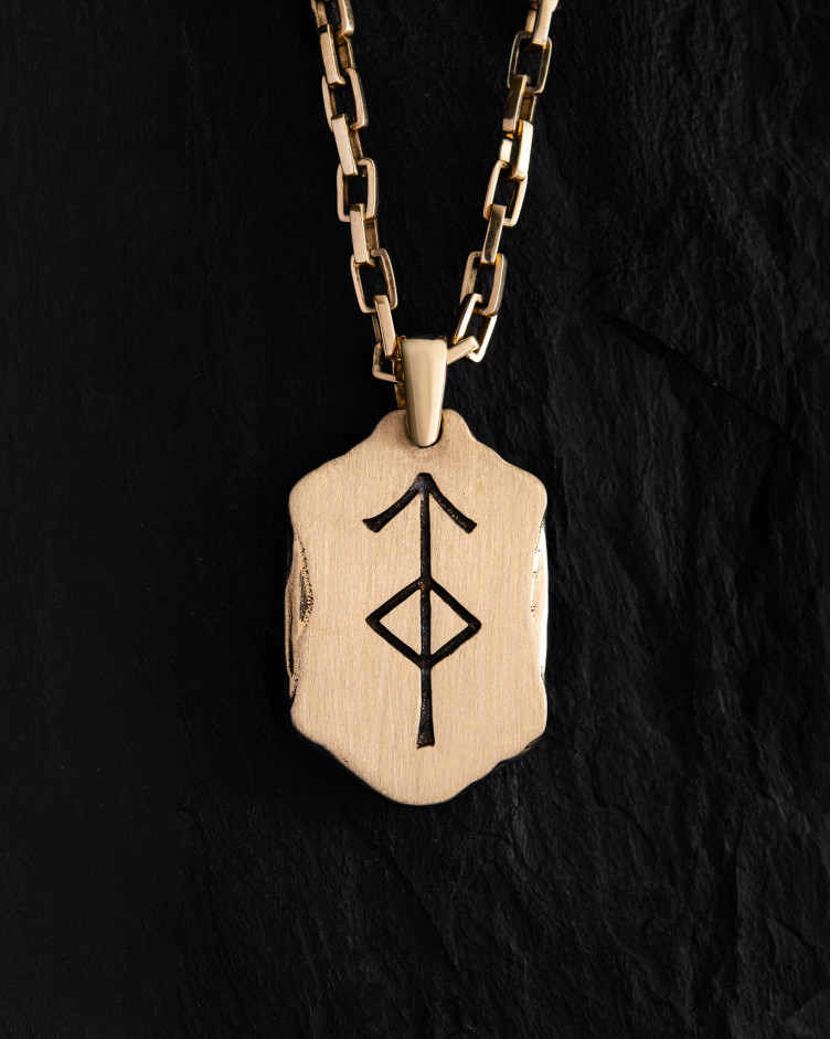 Wisiorek WIND OF IMBOLC (żółte złoto) 4