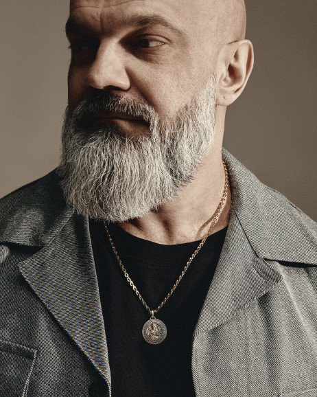 Wisiorek SANCTUS BENEDICTUS (żółte złoto) 2