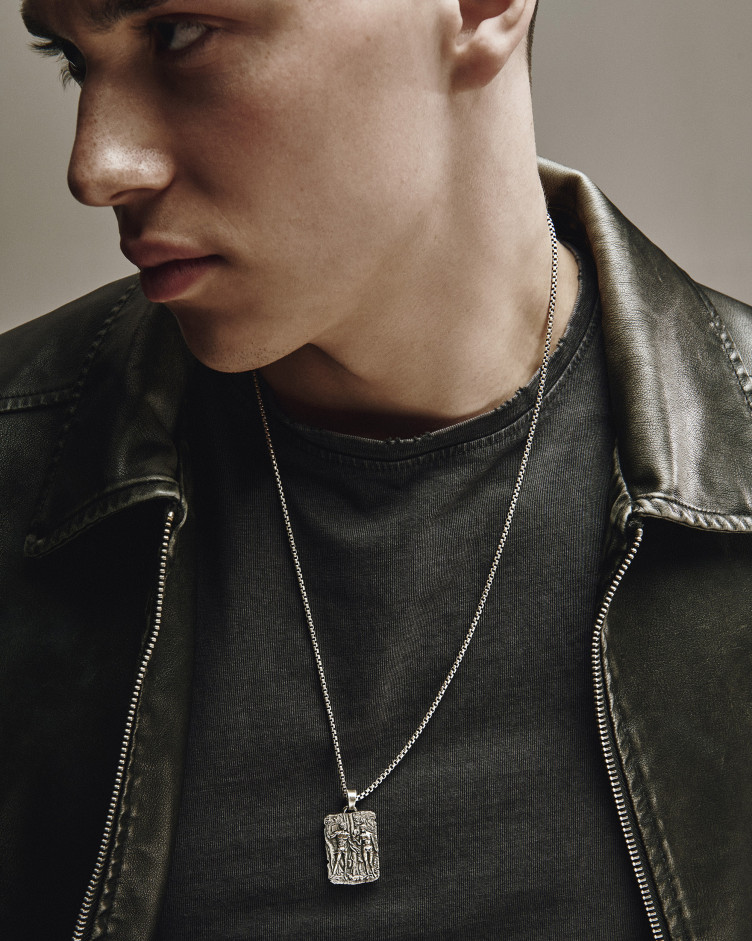 Srebrny wisiorek ADAM I EWA 2