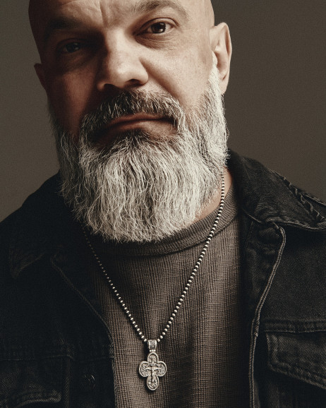 Srebrny krzyż MESJASZ. I.N.R.I. 2